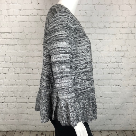 Style & Co Gray Ruffle Trim Sweater Plus Size 3X - Picture 4 of 5